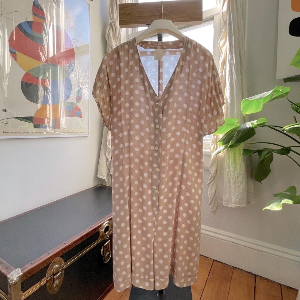 Vintage polka dot romper